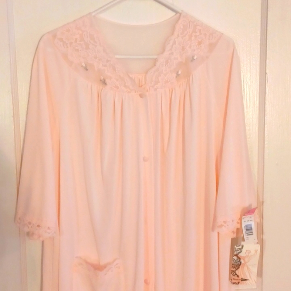 Robe vintage new with tags women's size large pink